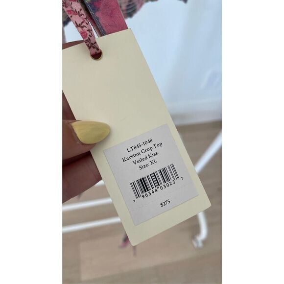 LOVESHACKFANCY Floral Pink Top - Picture 4 of 8